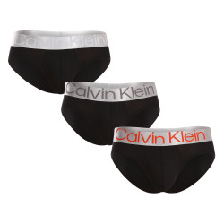 3PACK ανδρικό σλιπ Calvin Klein μαύρο (NB3129A-GTB)