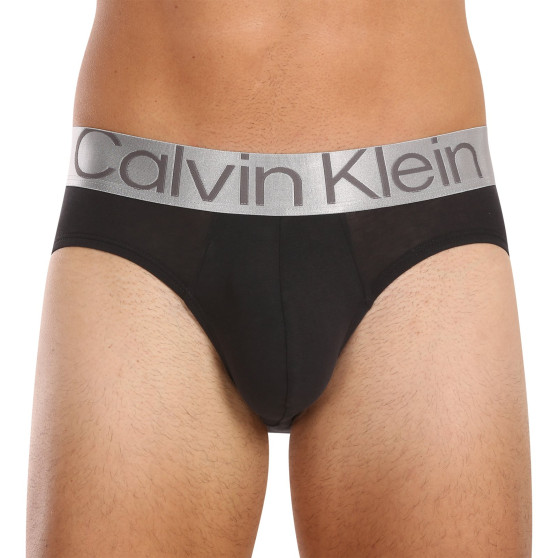 3PACK ανδρικό σλιπ Calvin Klein μαύρο (NB3129A-GTB)