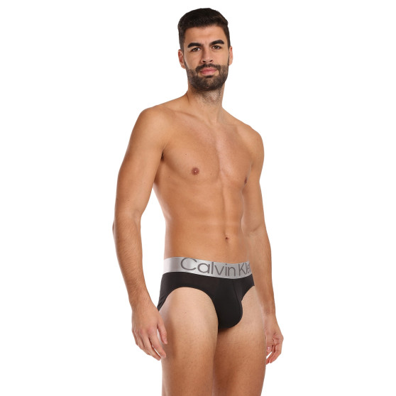 3PACK ανδρικό σλιπ Calvin Klein μαύρο (NB3129A-GTB)