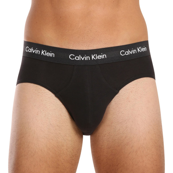 3PACK ανδρικό σλιπ Calvin Klein μαύρο (U2661G-H54)