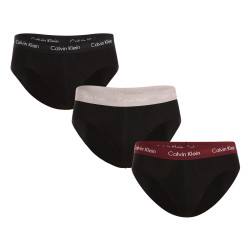 3PACK ανδρικό σλιπ Calvin Klein μαύρο (U2661G-H54)