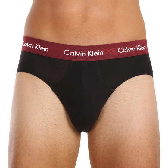 3PACK ανδρικό σλιπ Calvin Klein μαύρο (U2661G-H54)