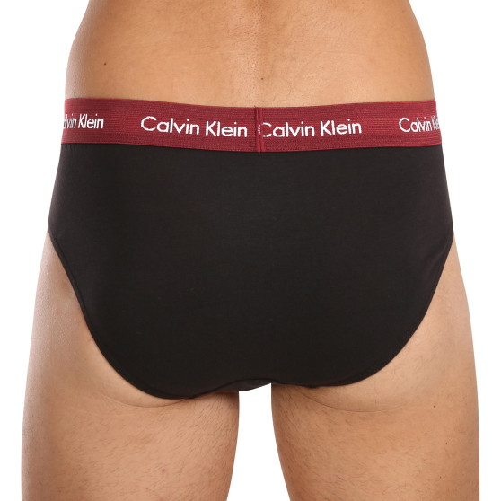 3PACK ανδρικό σλιπ Calvin Klein μαύρο (U2661G-H54)