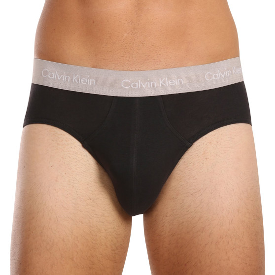 3PACK ανδρικό σλιπ Calvin Klein μαύρο (U2661G-H54)