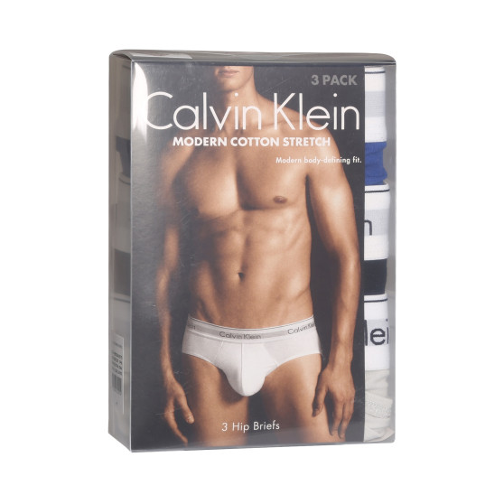 3PACK ανδρικό σλιπ Calvin Klein πολύχρωμο (NB2379A-GW4)