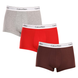 3PACK ανδρικό σορτς μποξεράκι Calvin Klein πολύχρωμο (NB2380A-GVZ)