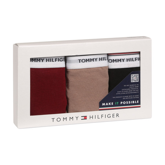 3PACK γυναικείο στρινγκ Tommy Hilfiger πολύχρωμο (UW0UW04894 0R3)