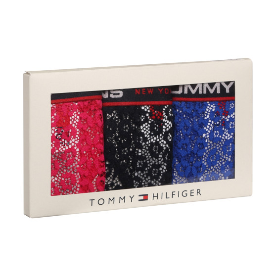 3PACK γυναικείο στρινγκ Tommy Hilfiger πολύχρωμο (UW0UW04714 0SC)