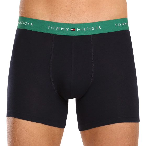 3PACK ανδρικό σορτς μποξεράκι Tommy Hilfiger σκούρο μπλε (UM0UM02765 0RW)