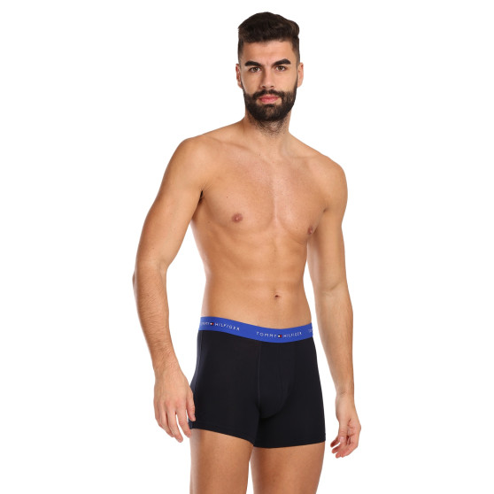 3PACK ανδρικό σορτς μποξεράκι Tommy Hilfiger σκούρο μπλε (UM0UM02765 0RW)