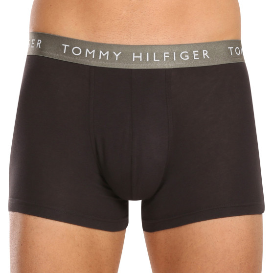 3PACK ανδρικό σορτς μποξεράκι Tommy Hilfiger μαύρο (UM0UM03028 0UB)