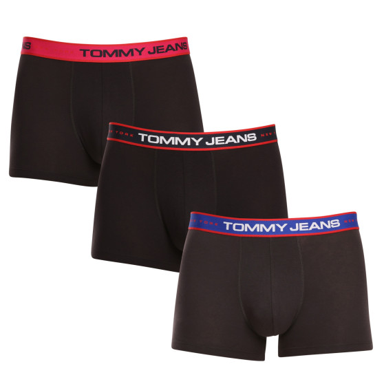 3PACK ανδρικό σορτς μποξεράκι Tommy Hilfiger μαύρο (UM0UM03107 0WF)