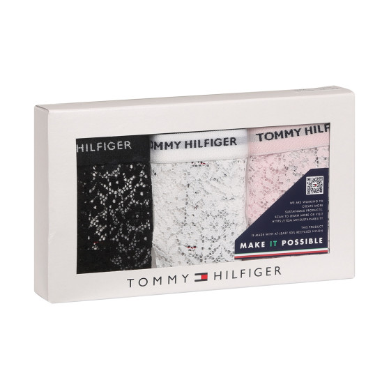 3PACK γυναικείο στρινγκ Tommy Hilfiger πολύχρωμο (UW0UW04896 0SK)