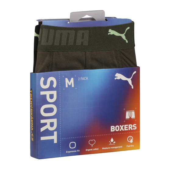 2PACK ανδρικό σορτς μποξεράκι Puma πολύχρωμο (701210962 008)