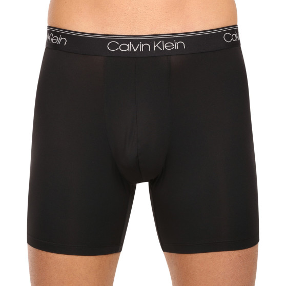 3PACK ανδρικό σορτς μποξεράκι Calvin Klein μαύρο (NB2570A-UB1)