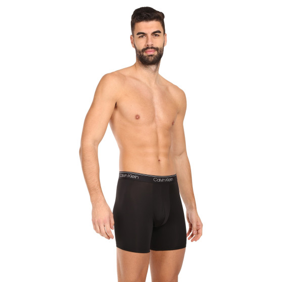 3PACK ανδρικό σορτς μποξεράκι Calvin Klein μαύρο (NB2570A-UB1)