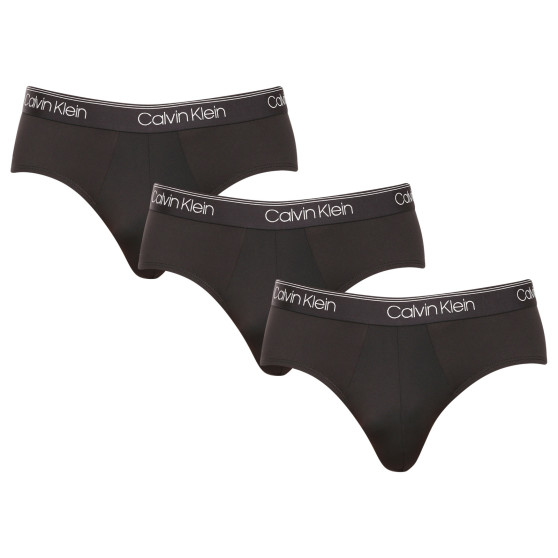 3PACK ανδρικό σλιπ Calvin Klein μαύρο (NB2568A-UB1)