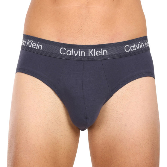 3PACK ανδρικό σλιπ Calvin Klein πολύχρωμο (NB3704A-KDX)