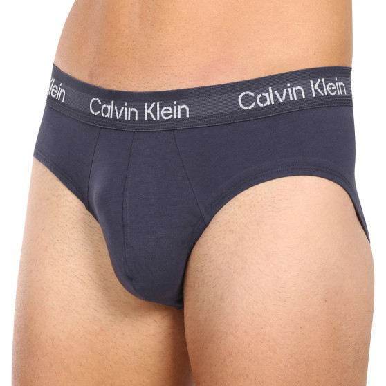 3PACK ανδρικό σλιπ Calvin Klein πολύχρωμο (NB3704A-KDX)