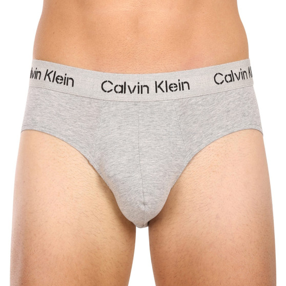 3PACK ανδρικό σλιπ Calvin Klein πολύχρωμο (NB3704A-KDX)