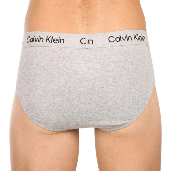 3PACK ανδρικό σλιπ Calvin Klein πολύχρωμο (NB3704A-KDX)