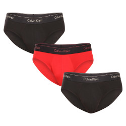 3PACK ανδρικό σλιπ Calvin Klein πολύχρωμο (NB3871A-KHZ)