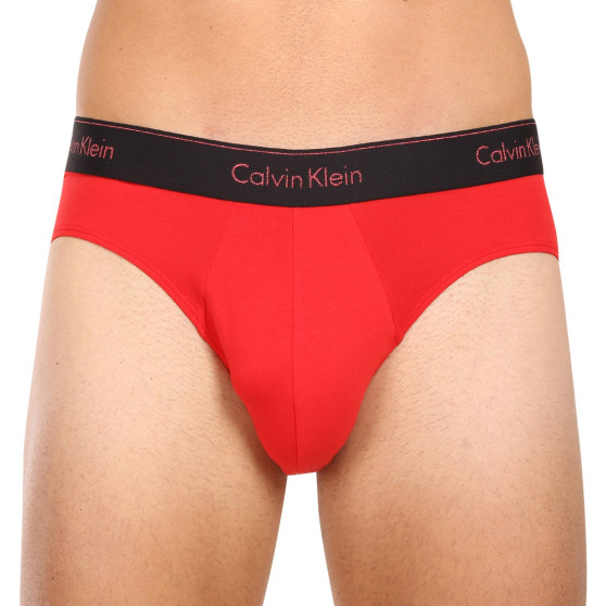 3PACK ανδρικό σλιπ Calvin Klein πολύχρωμο (NB3871A-KHZ)