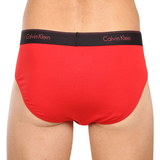 3PACK ανδρικό σλιπ Calvin Klein πολύχρωμο (NB3871A-KHZ)