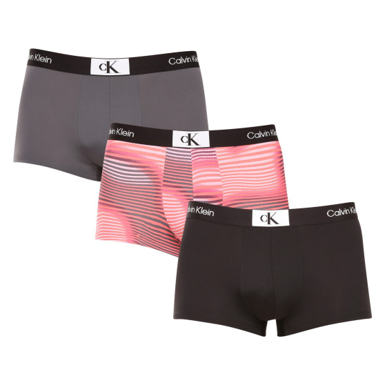 3PACK ανδρικό σορτς μποξεράκι Calvin Klein πολύχρωμο (NB3532E-I07)