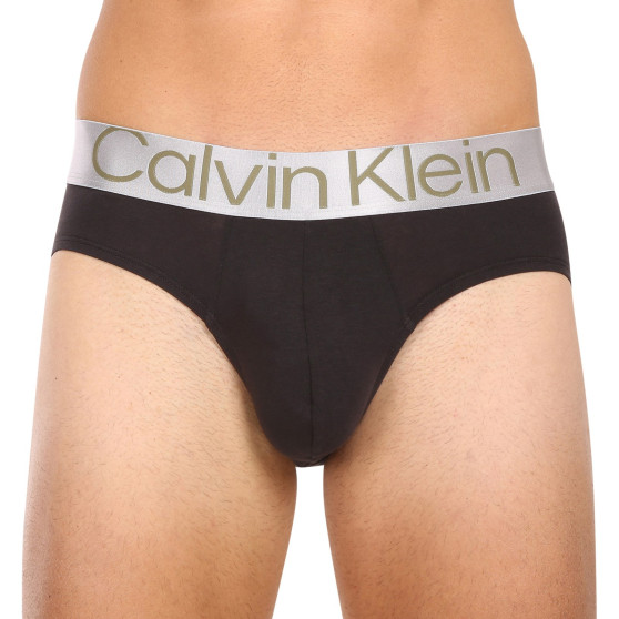 3PACK ανδρικό σλιπ Calvin Klein μαύρο (NB3129A-GIW)