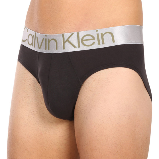 3PACK ανδρικό σλιπ Calvin Klein μαύρο (NB3129A-GIW)