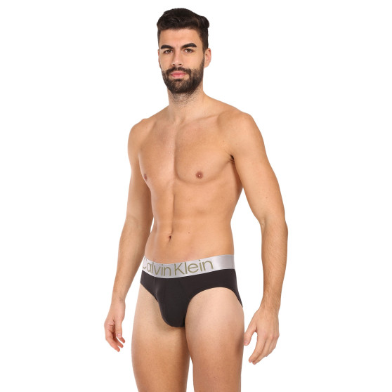 3PACK ανδρικό σλιπ Calvin Klein μαύρο (NB3129A-GIW)