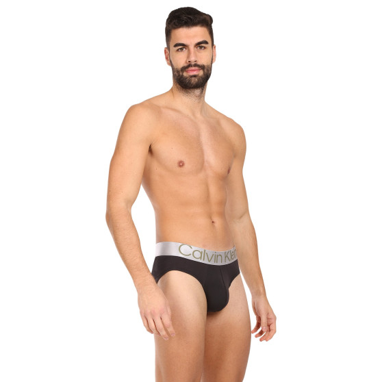 3PACK ανδρικό σλιπ Calvin Klein μαύρο (NB3129A-GIW)