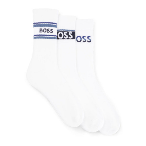 3PACK κάλτσες BOSS λευκές (50502027 100)