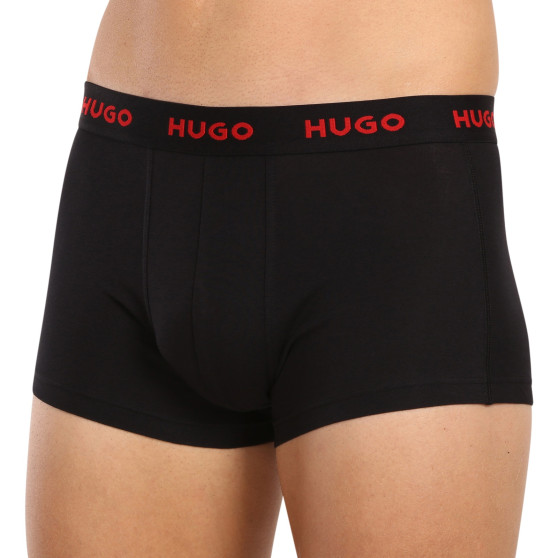 3PACK ανδρικό σορτς μποξεράκι HUGO πολύχρωμο (50469766 420)