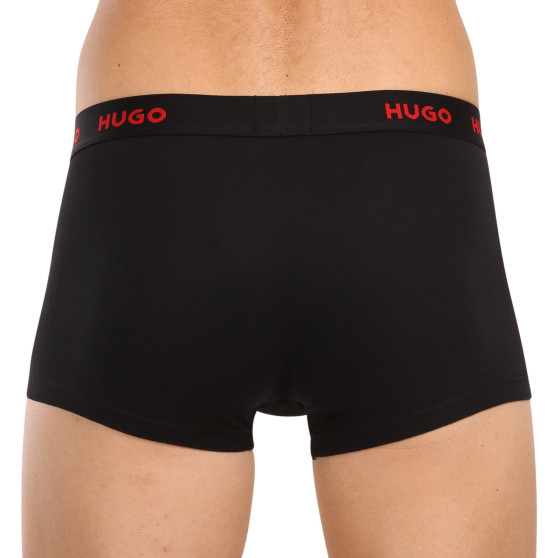 3PACK ανδρικό σορτς μποξεράκι HUGO πολύχρωμο (50469766 420)