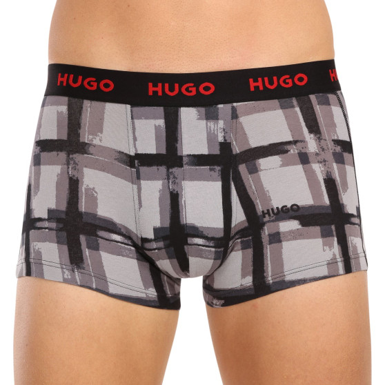 3PACK ανδρικό σορτς μποξεράκι HUGO πολύχρωμο (50480170 039)