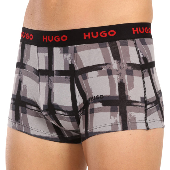 3PACK ανδρικό σορτς μποξεράκι HUGO πολύχρωμο (50480170 039)