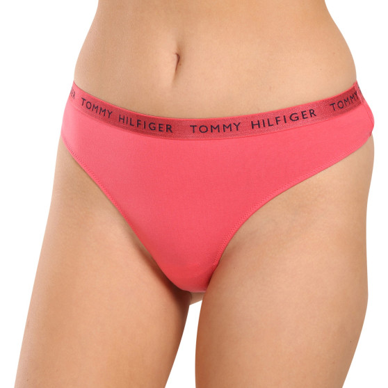 3PACK γυναικείο στρινγκ Tommy Hilfiger πολύχρωμο (UW0UW04889 0V5)