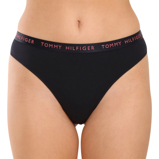 3PACK γυναικείο στρινγκ Tommy Hilfiger πολύχρωμο (UW0UW04889 0V5)