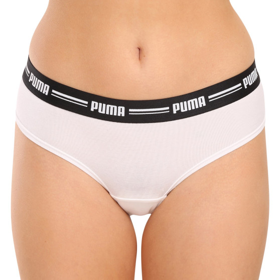 2PACK Γυναικείο βραζιλιάνικο εσώρουχο Puma λευκό (603043001 317)