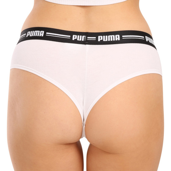 2PACK Γυναικείο βραζιλιάνικο εσώρουχο Puma λευκό (603043001 317)