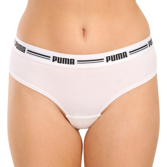 2PACK Γυναικείο βραζιλιάνικο εσώρουχο Puma λευκό (603043001 317)