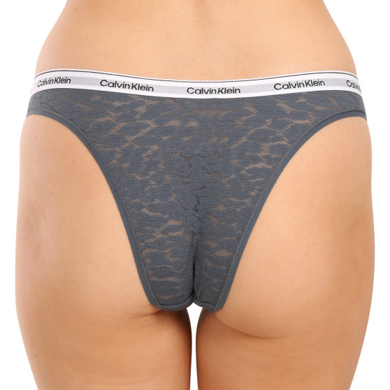 3PACK Γυναικείο βραζιλιάνικο εσώρουχο Calvin Klein πολύχρωμο (QD5068E-GP8)