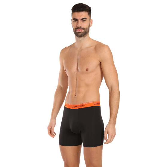 3PACK ανδρικό σορτς μποξεράκι Calvin Klein μαύρο (NB2570A-GTK)