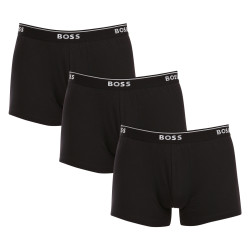 3PACK ανδρικό σορτς μποξεράκι BOSS μαύρο (50475685 001)