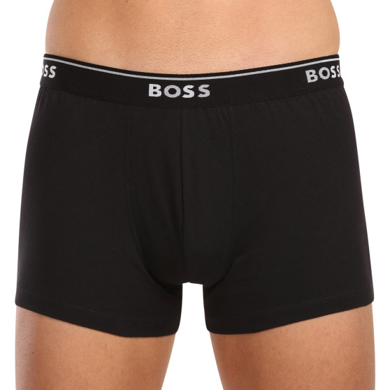 3PACK ανδρικό σορτς μποξεράκι BOSS μαύρο (50475685 001)