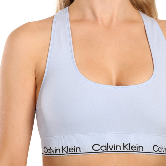 Γυναικείο σουτιέν Calvin Klein oversized μπλε (QF7317E-CJP)