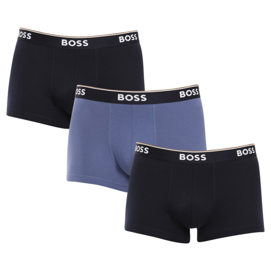 3PACK ανδρικό σορτς μποξεράκι BOSS πολύχρωμο (50508985 987)