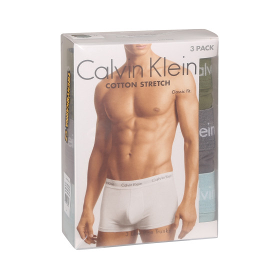 3PACK ανδρικό σορτς μποξεράκι Calvin Klein πολύχρωμο (U2664G-H5M)